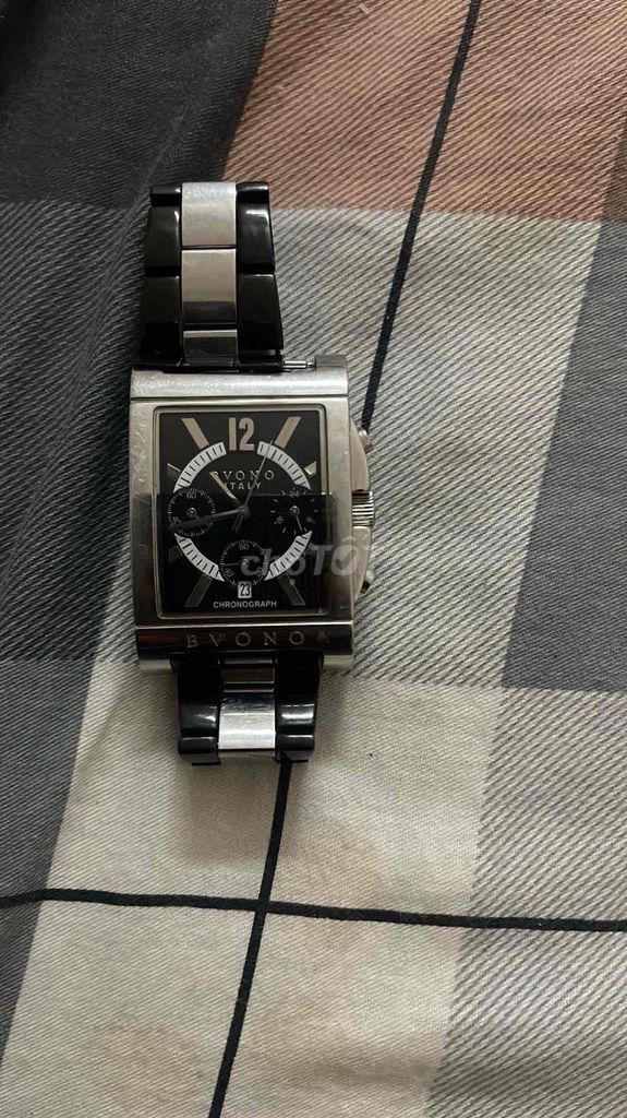 BVONO Chronograph Kim loại Đen Bạc. Mua bán Đồng hồ tại Thành phố Bắc Giang Bắc Giang được đăng bởi Tugiabacgiang hình 1