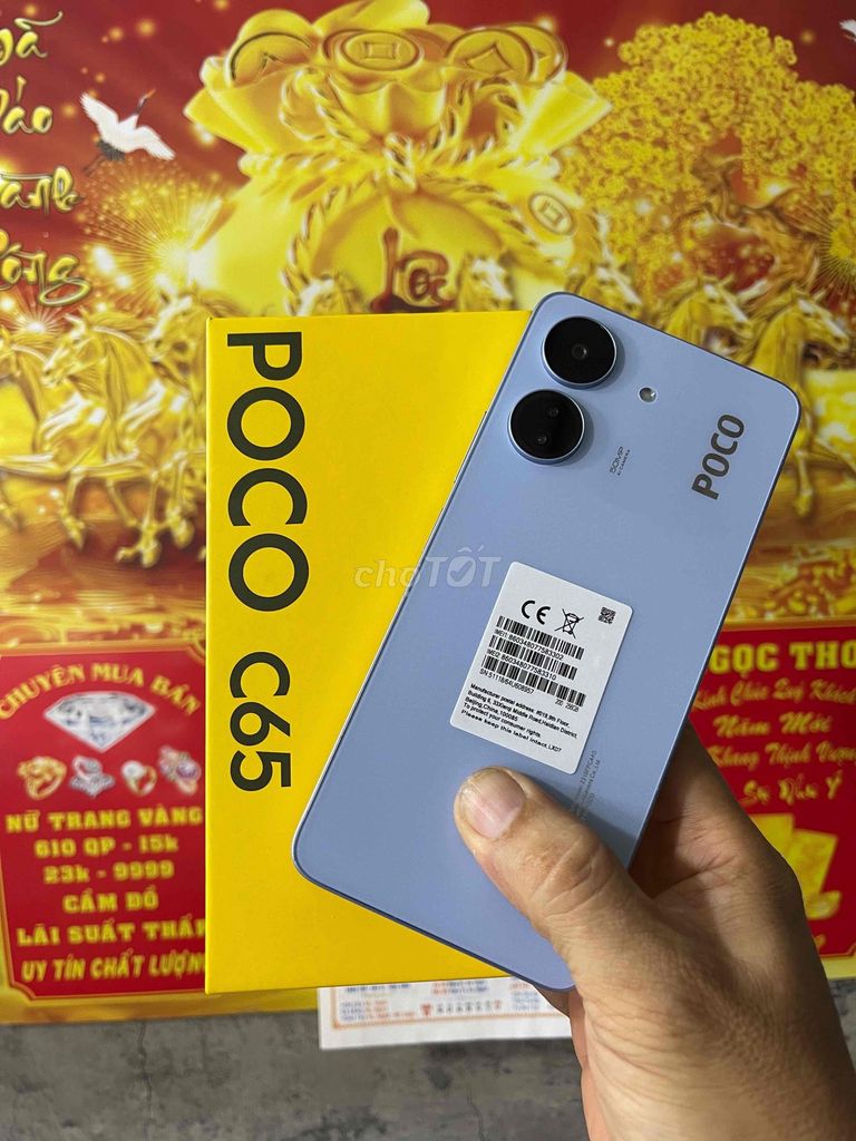 Xiaomi Poco C65ram bộ nhớ cao8/256 còn bh 22/10/26. Mua bán Điện thoại tại Quận Ninh Kiều Cần Thơ được đăng bởi CẦM ĐỒ TRUNG HẬU   hình 1