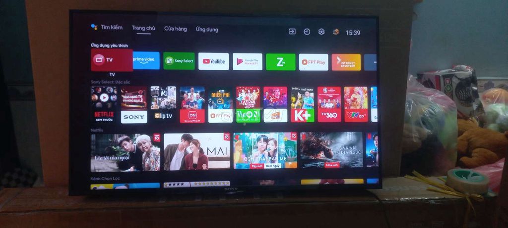 Android Tivi Sony 43inch 4K giọng nói, mẫu 2016