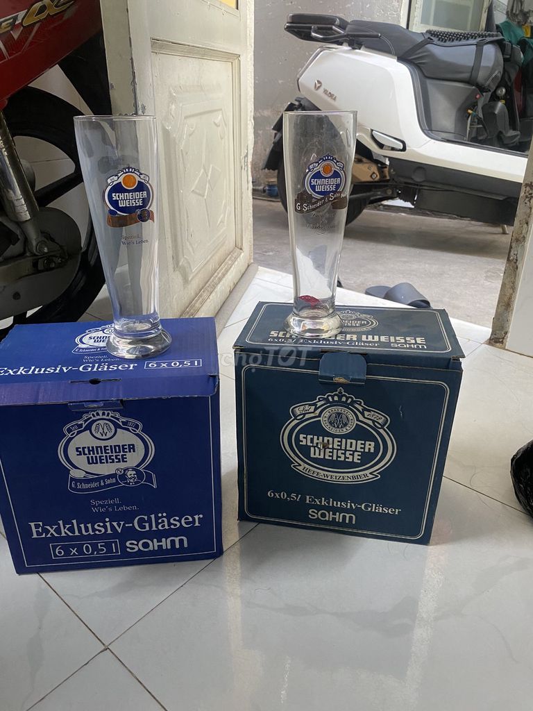Ly bia Schneider Weisse Thủy tinh 0.5 lít 1set 6ly. Mua bán Dụng cụ nhà bếp tại Quận 8 Tp Hồ Chí Minh được đăng bởi Trandaiphu  hình 1