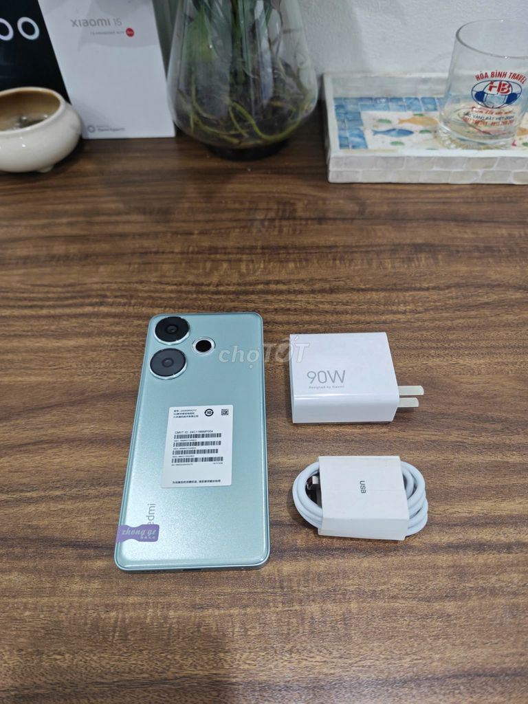 Redmi Turbo 3 16/512 Xanh sạc 90w có ship COD. Mua bán Điện thoại tại Quận Hoàng Mai Hà Nội được đăng bởi Trần Ngọc Hiếu hình 1