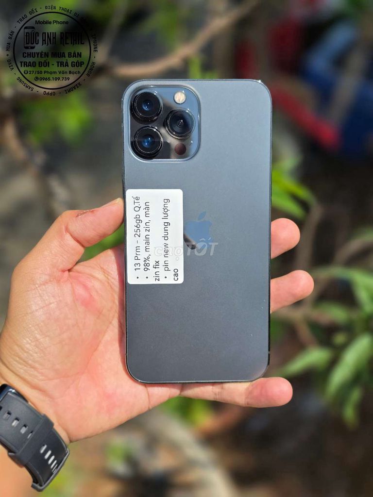 Apple iPhone 13 Pro Max 256GB Xám. Mua bán Điện thoại tại Thành phố Buôn Ma Thuột Đắk Lắk được đăng bởi Đức Anh Retail hình 1