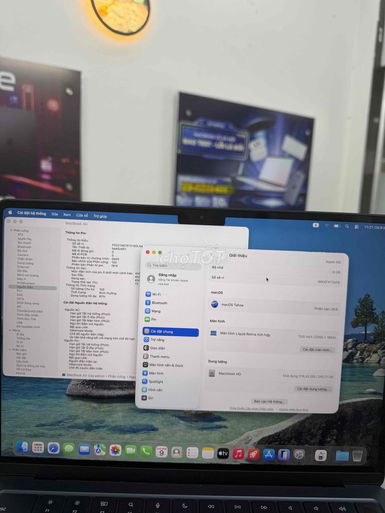 MACBOOK AIR M2 (8GB / 256GB) FULLBOX MIDNIGHT ĐẸP. Mua bán Laptop tại Quận Đống Đa Hà Nội được đăng bởi CITYAPPLE hình 1