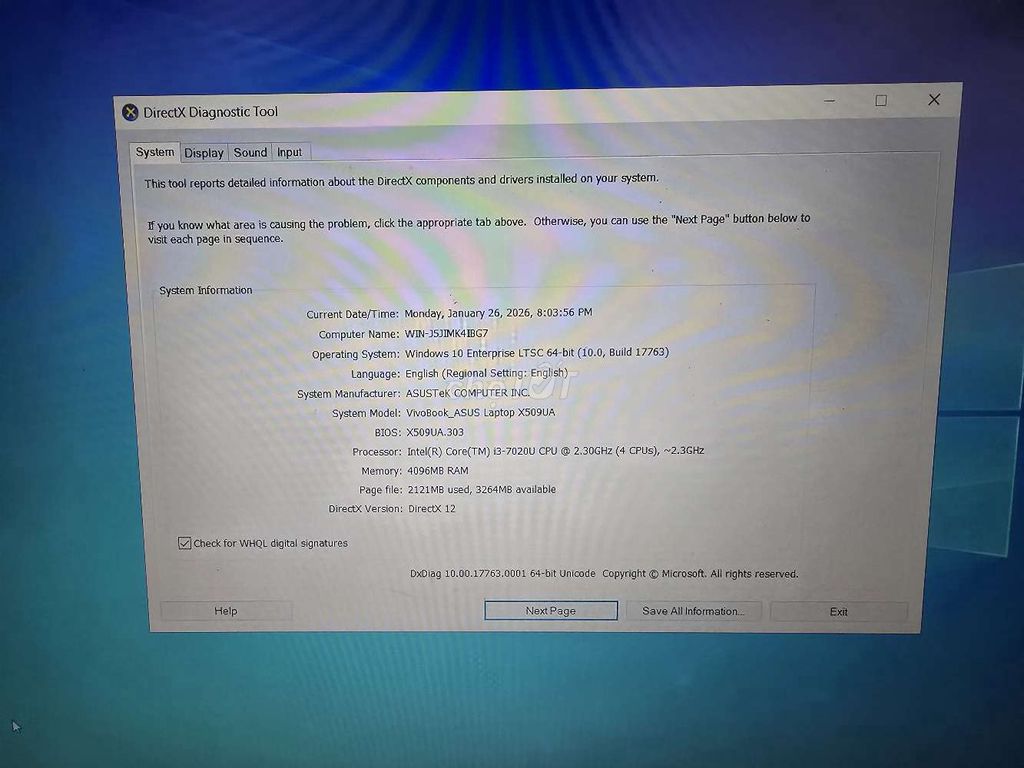 ASUS VivoBook X509UA i3 4GB/500GB. Mua bán Laptop tại Quận Liên Chiểu Đà Nẵng được đăng bởi Chính hình 1