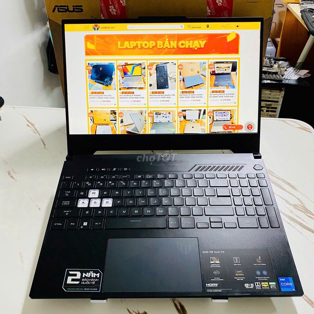 Asus TUF Gaming FX517ZE i5-12450H-16-512-RTX3050Ti. Mua bán Laptop tại Quận Ninh Kiều Cần Thơ được đăng bởi Võ Diện hình 1
