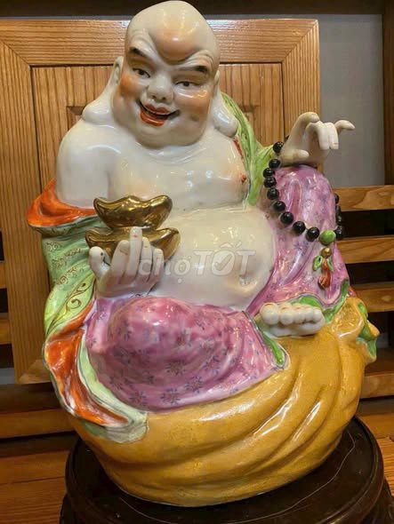 Tượng Phật Di Lặc Gốm sứ Đa sắc. Mua bán Đồ sưu tầm, đồ cổ tại Thành phố Hưng Yên Hưng Yên được đăng bởi Gốm sứ tuyển chọn AThắng hình 1