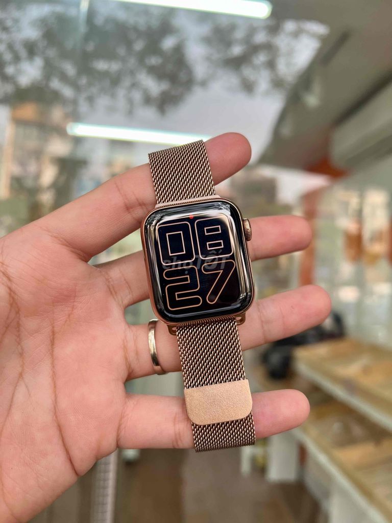 🍎 Apple Watch Series 5 40mm Thép Gold Đẹp 99%