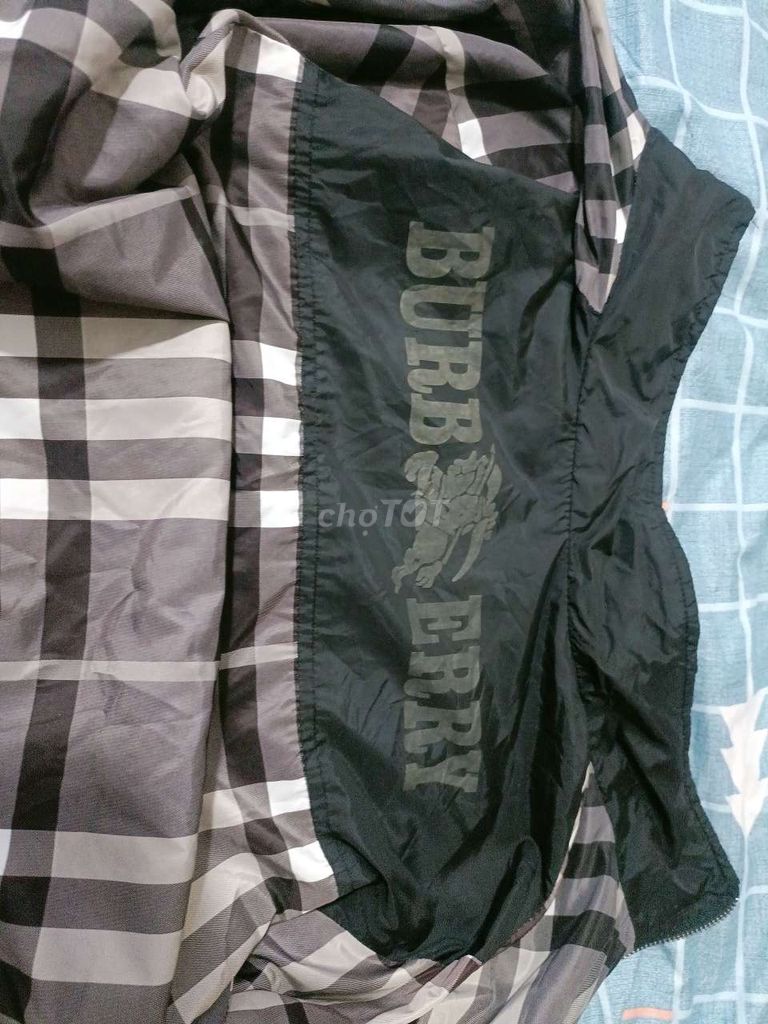 Áo khoác Burberry 2 mặt size M cũ Áo khoác gió Nam