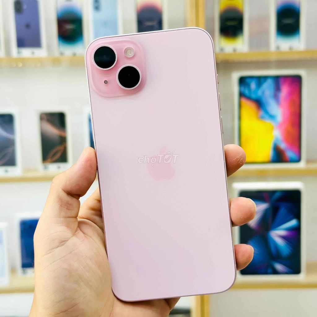 🍎15 PLUS HỒNG 128GB QTẾ MỸ ĐẸP99% NGUYÊN ZIN PIN87. Mua bán Điện thoại tại Quận Ninh Kiều Cần Thơ được đăng bởi Nghĩa Trần Mobile hình 1