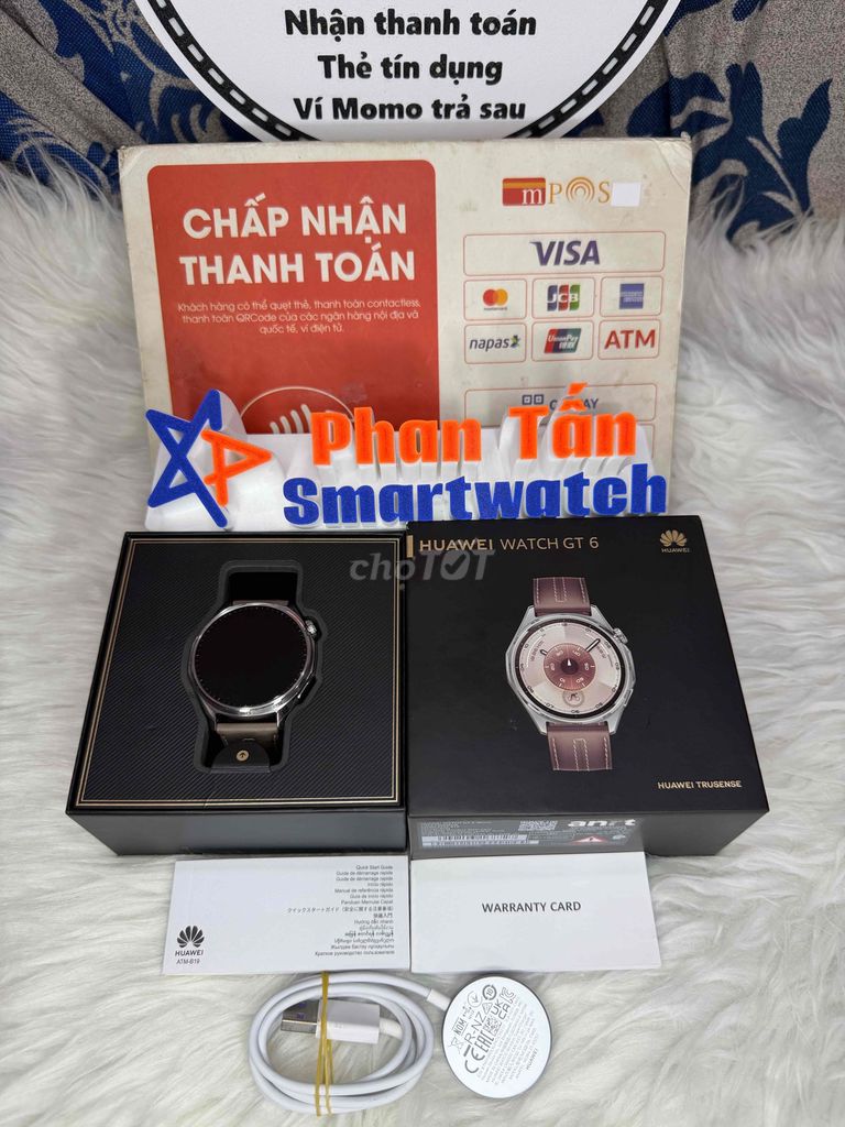 Huawei GT6 Dây da 46mm bh 2/12/2026 full box 99%. Mua bán Thiết bị đeo thông minh tại Quận Tân Phú Tp Hồ Chí Minh được đăng bởi Phan Tấn SmartWatch hình 1