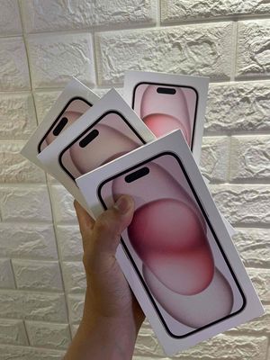 iPhone 15 Plus 128G Hồng FULLBOX NEW APPLE 09/2025