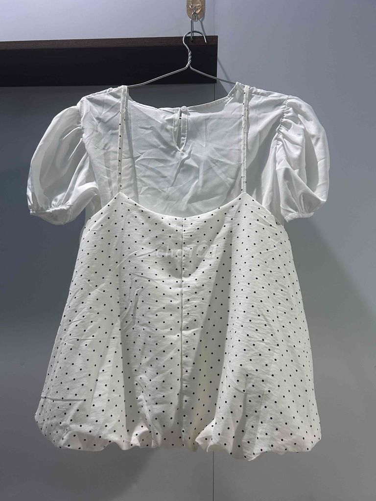 áo babydoll chấm bi. Mua bán Quần áo tại Thành phố Dĩ An Bình Dương được đăng bởi Phuong Nhi hình 1