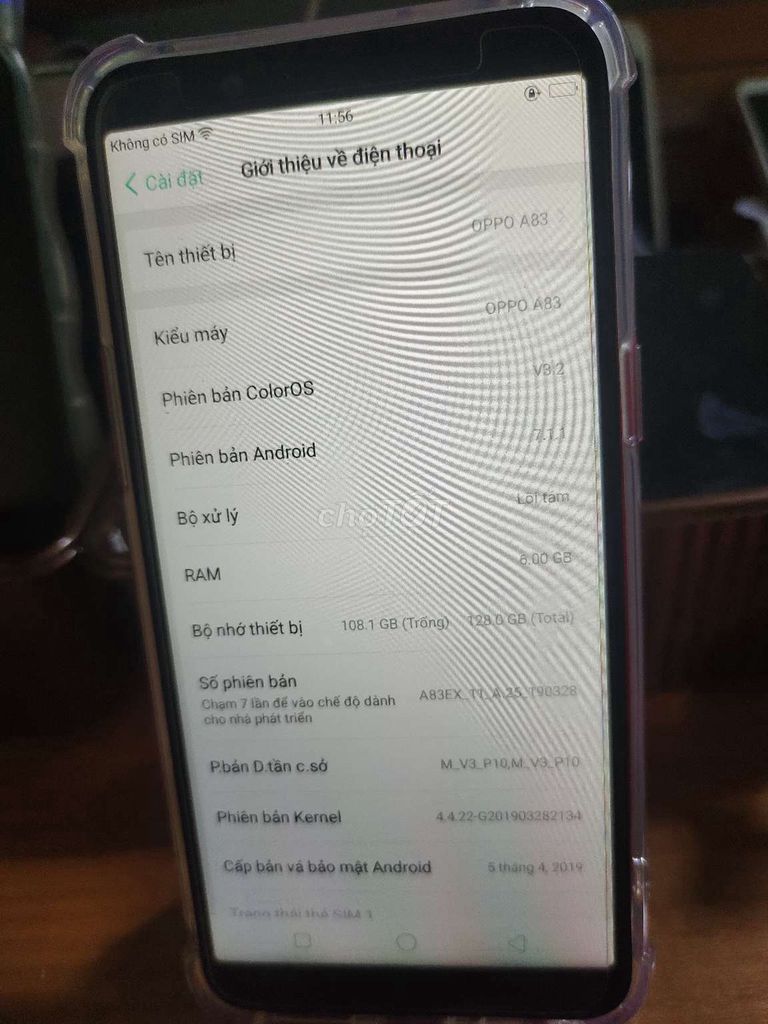 Oppo A83 6/128GB Đỏ. Mua bán Điện thoại tại Huyện Cẩm Mỹ Đồng Nai được đăng bởi Trần Huyền  hình 1
