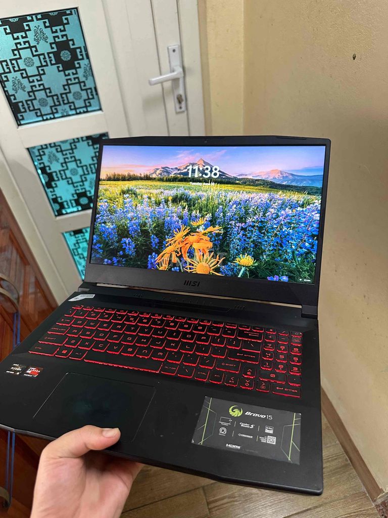 MSI Bravo 15 B5DD Ryzen 5-5600H 15.6 inch 8GB/512G. Mua bán Laptop tại Huyện Thanh Trì Hà Nội được đăng bởi Đức Phạm hình 1