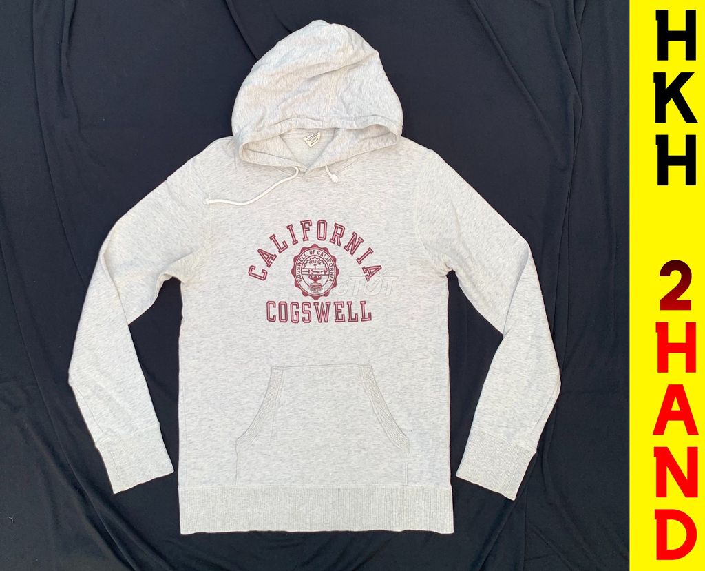 Áo Hoodie CHAMPION màu xám trắng, 45-52kg, BAOSHIP. Mua bán Quần áo tại Quận Gò Vấp Tp Hồ Chí Minh được đăng bởi HKH Secondhand hình 1