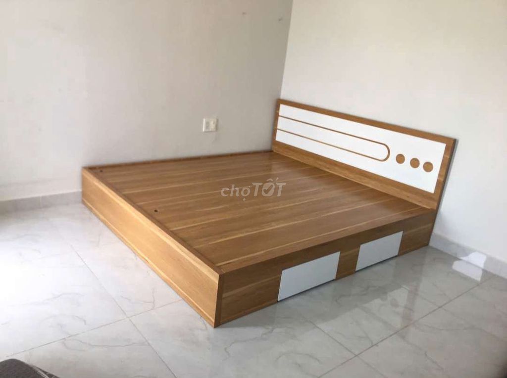 GIƯỜNG 1M6*2M GỖ CÔNG NGHIỆP MDF CÓ 2 HỘP KÉO. Mua bán Giường, chăn ga gối nệm tại Thành phố Biên Hòa Đồng Nai được đăng bởi Tủ nhựa đài loan hoàng quân hình 1