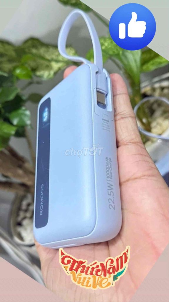 Sạc dự phòng ROMOSS 10000mAh. Mua bán Phụ kiện (Màn hình, Chuột...) tại Quận Ba Đình Hà Nội được đăng bởi minh đạo hình 1
