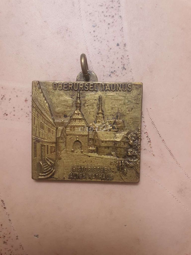 Móc khóa đồng , 4×4cm