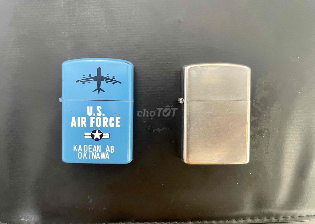 Bật lửa Zippo Kim loại Nhật Bản Xanh Bạc. Mua bán Đồ sưu tầm, đồ cổ tại Thành phố Tân An Long An được đăng bởi Lê Minh Trí hình 1
