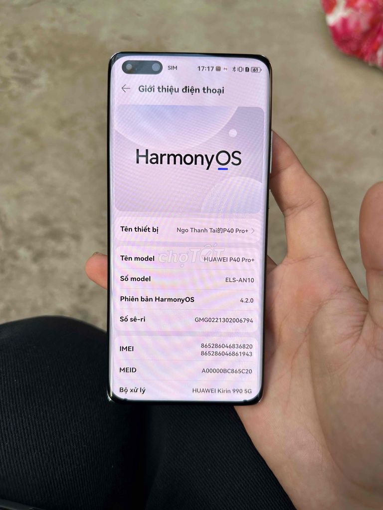 Huawei P40 Pro Plus 256GB Trắng. Mua bán Điện thoại tại Quận Cái Răng Cần Thơ được đăng bởi Nhân hình 1
