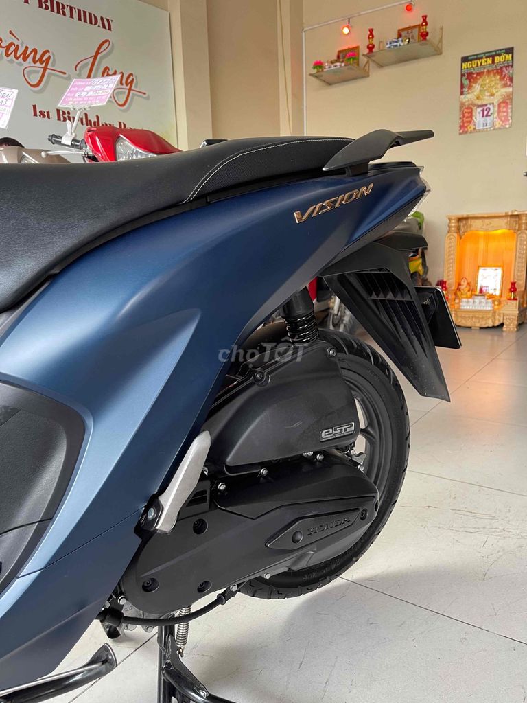 Honda Vision 2024 Xanh 7000 km. Mua bán Xe máy tại Thành phố Rạch Giá Kiên Giang được đăng bởi XE MÁY ÚT BÉ  hình 4