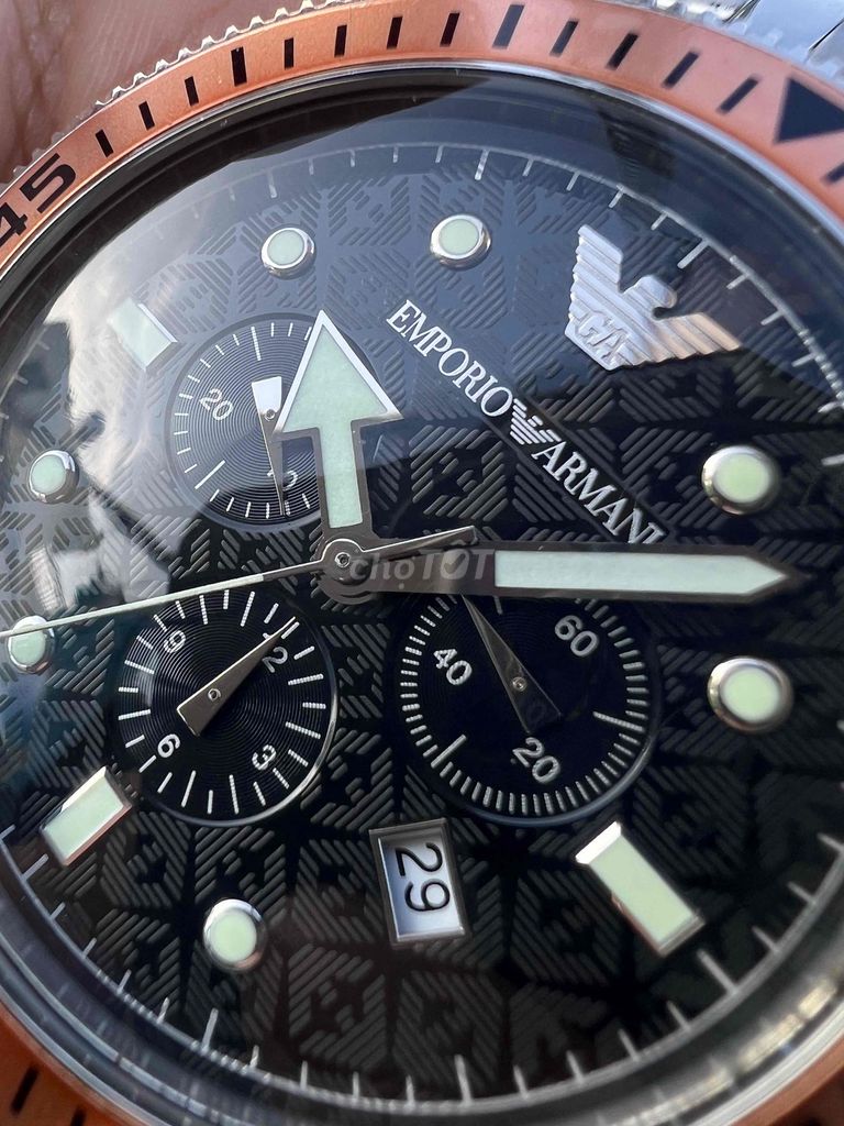 Đồng hồ Emporio Armani chrono pin thụy sang trọng. Mua bán Đồng hồ tại Quận 8 Tp Hồ Chí Minh được đăng bởi Tuấn Nguyễn hình 1