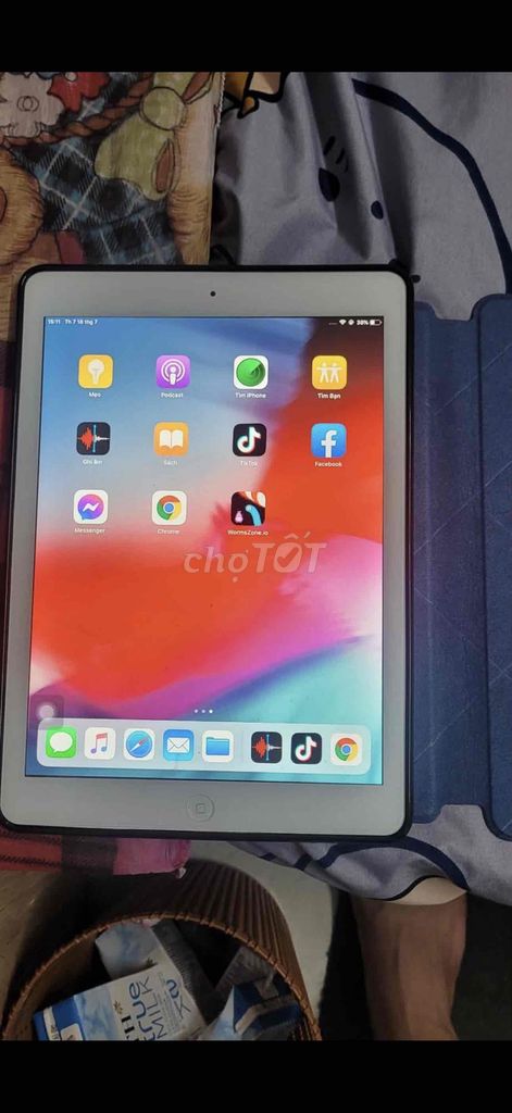 Apple iPad Air 1 Trắng. Mua bán Máy tính bảng tại Quận Thanh Khê Đà Nẵng được đăng bởi Yến Trương hình 1