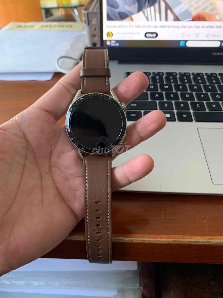 Huawei Watch GT3 46mm Bạc. Mua bán Thiết bị đeo thông minh tại Quận 1 Tp Hồ Chí Minh được đăng bởi Mr T hình 1