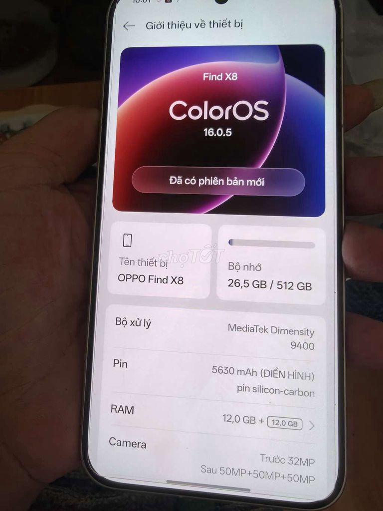 OPPO Find X8 512hb. Mua bán Điện thoại tại Huyện Châu Thành Bến Tre được đăng bởi Từ Tuấn Bến Tre hình 1