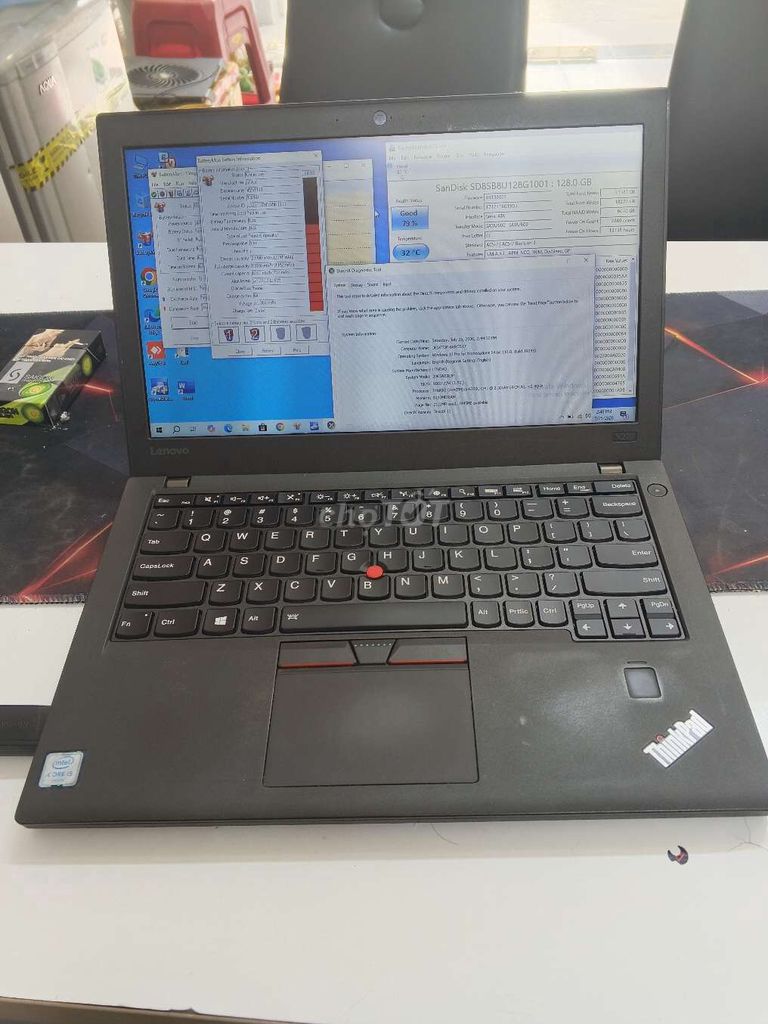 Lenovo ThinkPad X270 i5-6300U 8GB/128GB Đen. Mua bán Laptop tại Quận Gò Vấp Tp Hồ Chí Minh được đăng bởi Chí Hướng Group  hình 1