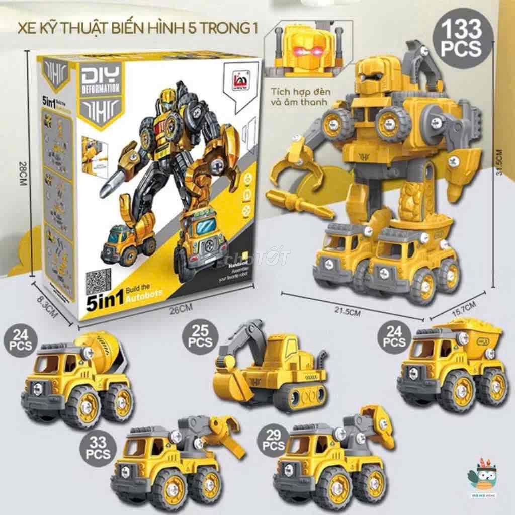 Robot Lắp Ráp. Mua bán Mẹ và bé tại Quận Hải Châu Đà Nẵng được đăng bởi Đồ Chơi 121 Nguyễn Du hình 1