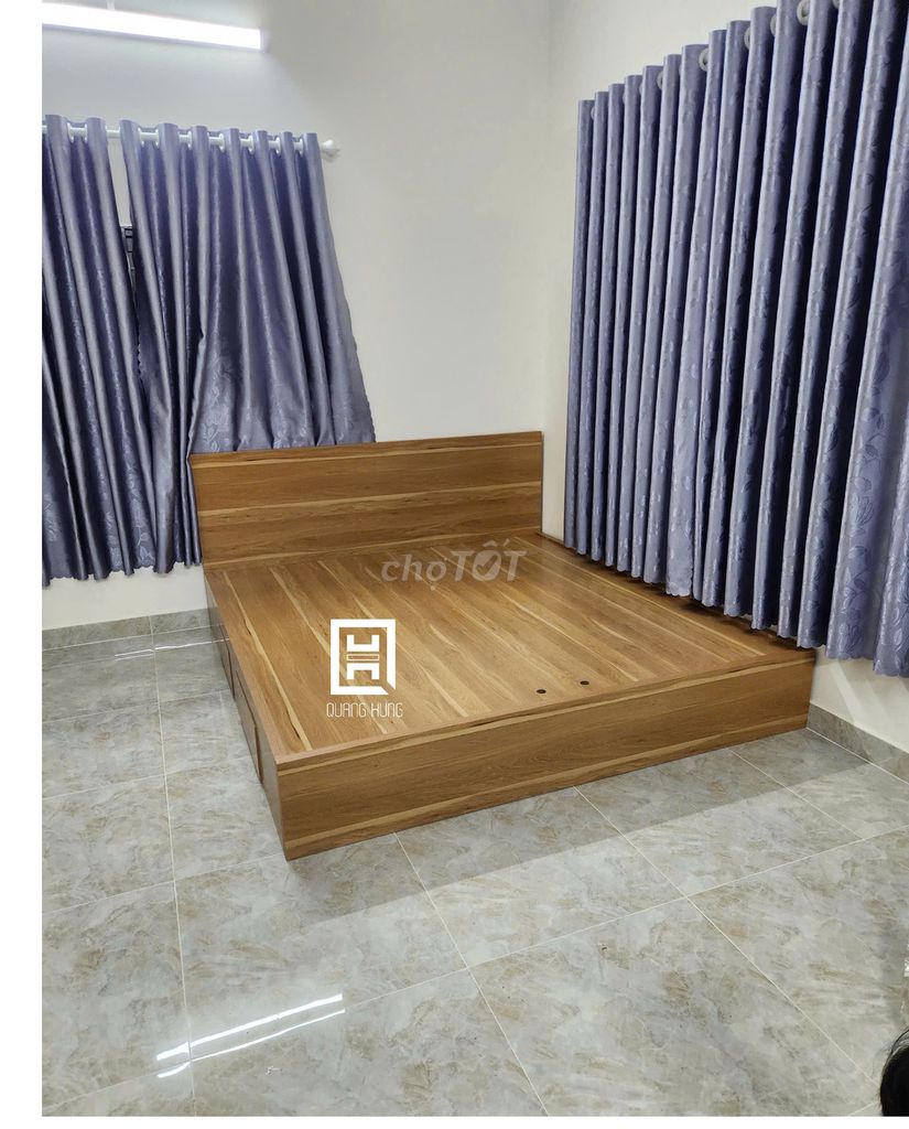  GIƯỜNG GỖ MDF-GIƯỜNG MDF-GIƯỜNG MDF-GIƯỜNG GỖ MDF. Mua bán Giường, chăn ga gối nệm tại Huyện Long Thành Đồng Nai được đăng bởi Nội Thất Quang Hùng TD hình 1