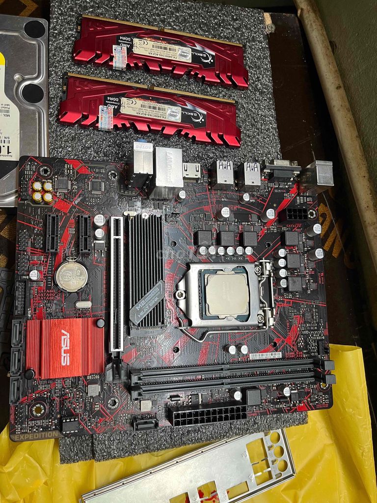 RAM G.Skill 16GB DDR4, Main B365M và i5-9400F. Mua bán Linh kiện (RAM, Card...) tại Quận Bình Tân Tp Hồ Chí Minh được đăng bởi sang nguyen hình 1