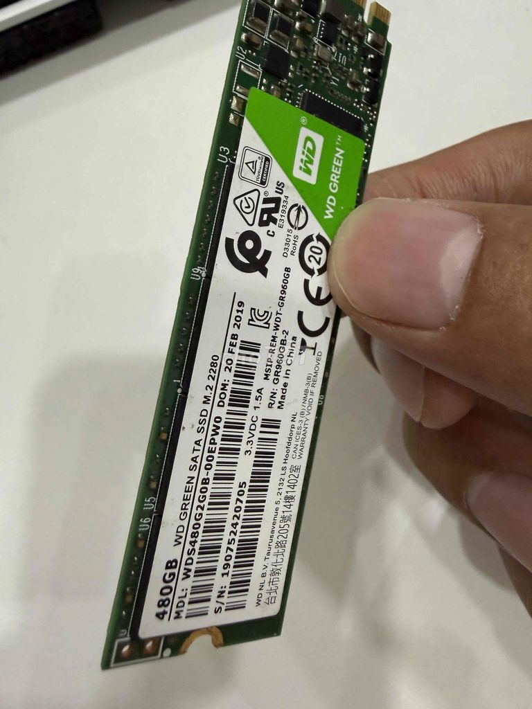Ổ cứng SSD WD Green 480GB M2 sata. Mua bán Linh kiện (RAM, Card...) tại Quận Bình Thạnh Tp Hồ Chí Minh được đăng bởi Dũng PC hình 1
