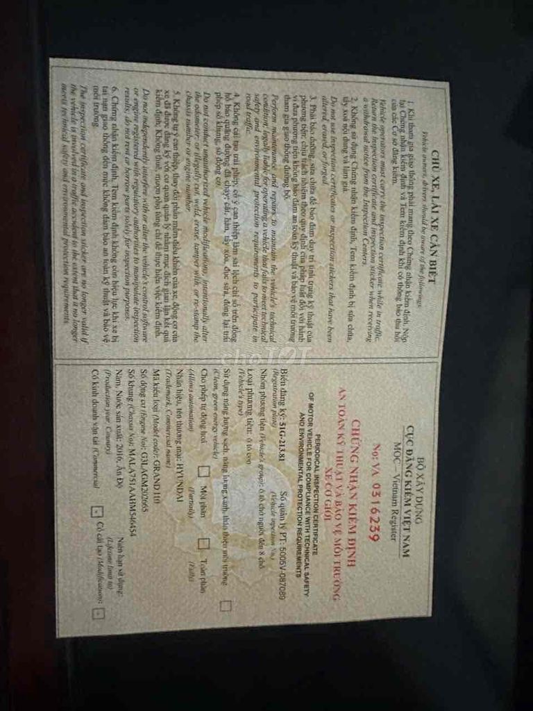 Hyundai Grand i10 2016 Grand 1.2 MT Base - 140000. Mua bán Ô tô tại Quận Bình Tân Tp Hồ Chí Minh được đăng bởi A vinh hình 1