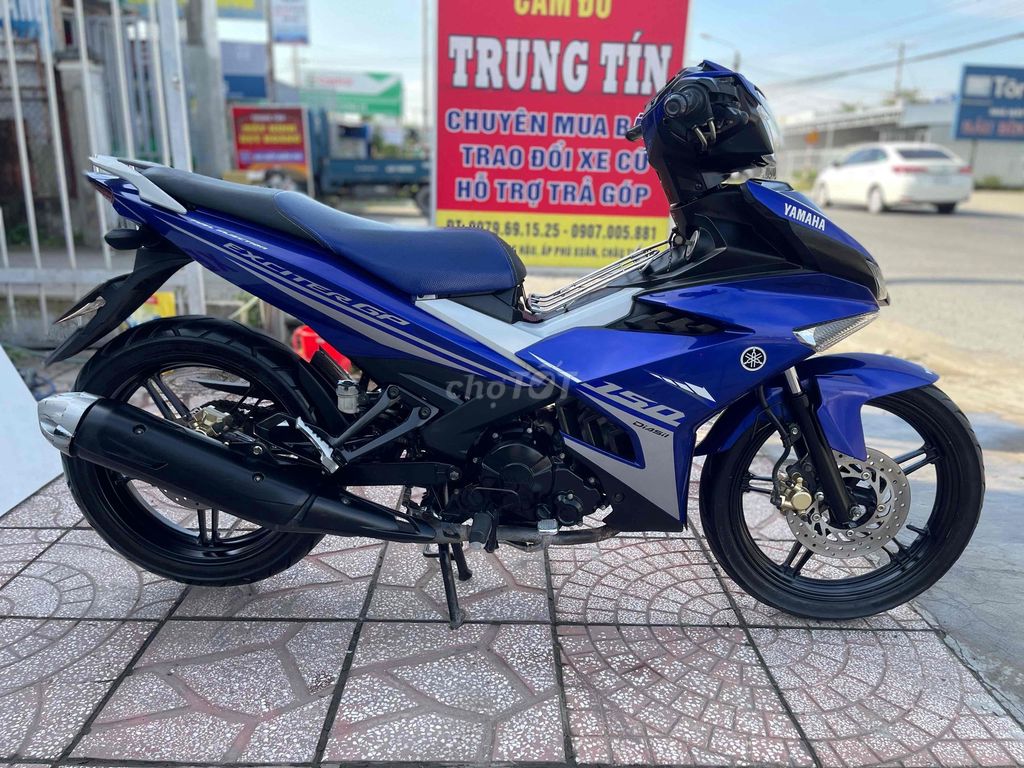 Ex 150 xanh gp áo lột keo như mới biển 95. Mua bán Xe máy tại Quận Cái Răng Cần Thơ được đăng bởi CẦM ĐỒ TRUNG TÍN  hình 9