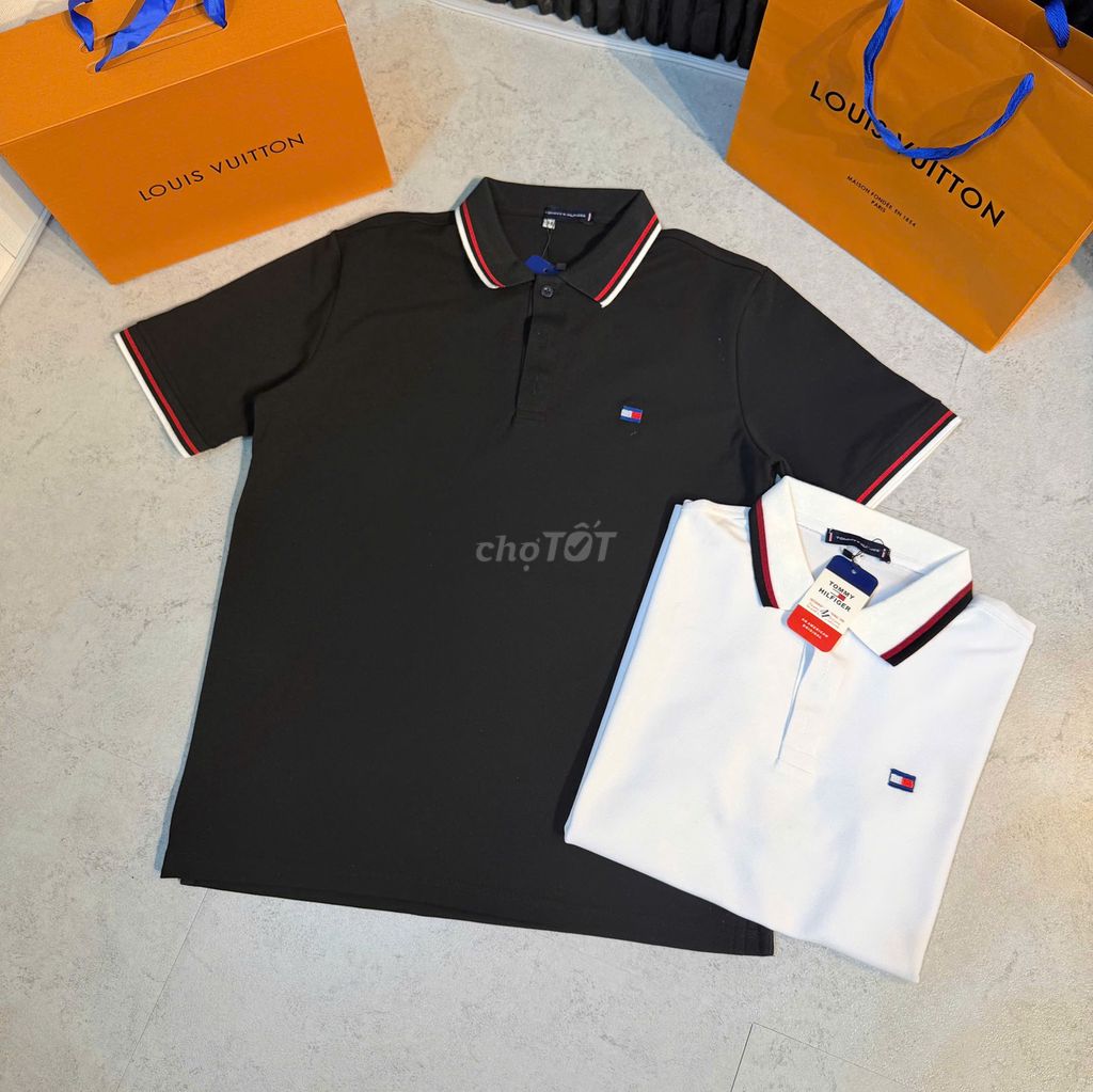 Áo Polo Nam Tommy Hilfiger Vải co giãn. Mua bán Quần áo tại Thị xã Bến Cát Bình Dương được đăng bởi BEBE hình 1