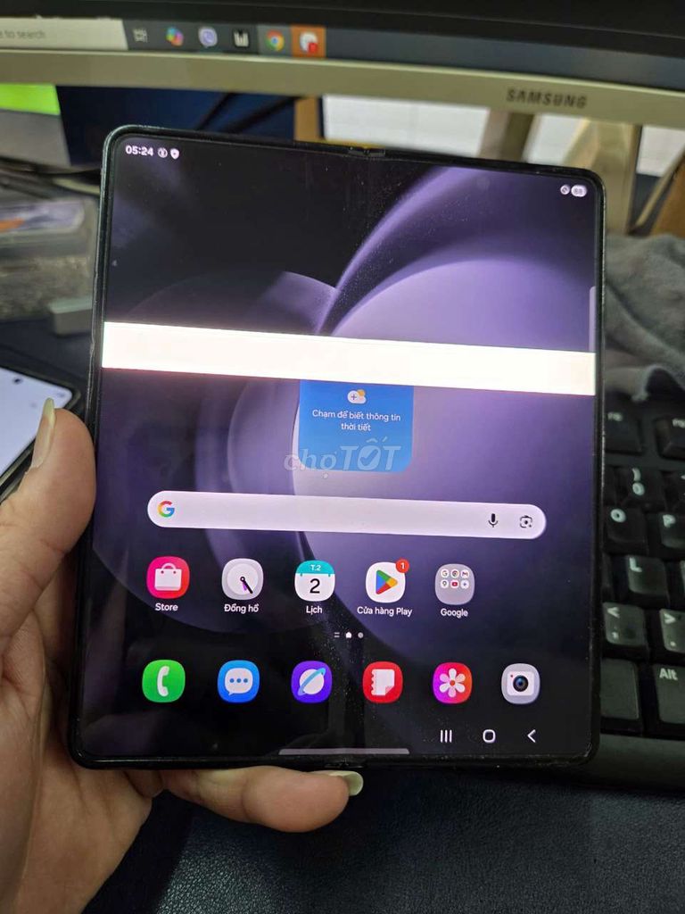 Samsung Galaxy Z Fold 5 512GB Đen. Mua bán Điện thoại tại Quận Ninh Kiều Cần Thơ được đăng bởi Lưu Phước Tấn hình 1