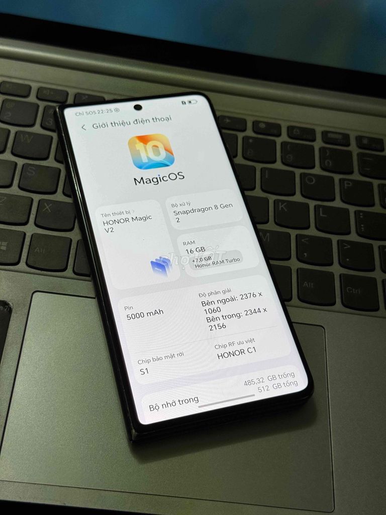 Honor Magic V2 quốc tế  16/512GB Đen. Mua bán Điện thoại tại Quận Bình Tân Tp Hồ Chí Minh được đăng bởi PK UY TÍN hình 1