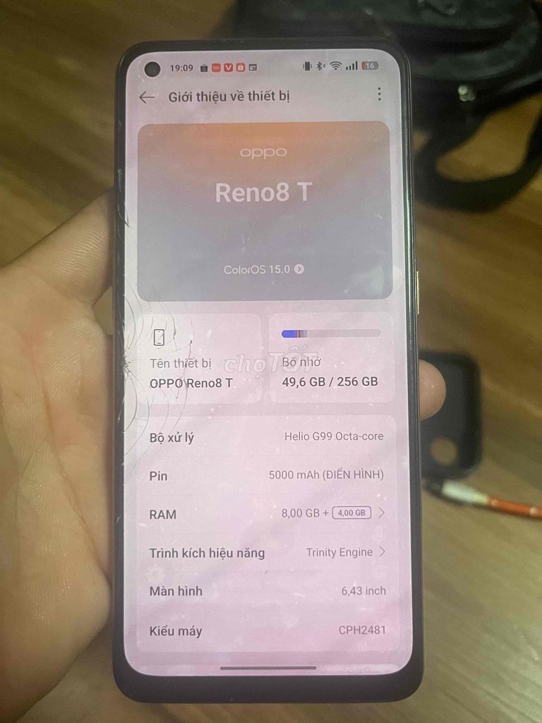 Oppo Reno8 T 256GB Vàng. Mua bán Điện thoại tại Thành phố Thủ Đức Tp Hồ Chí Minh được đăng bởi Tài Nguyễn hình 1