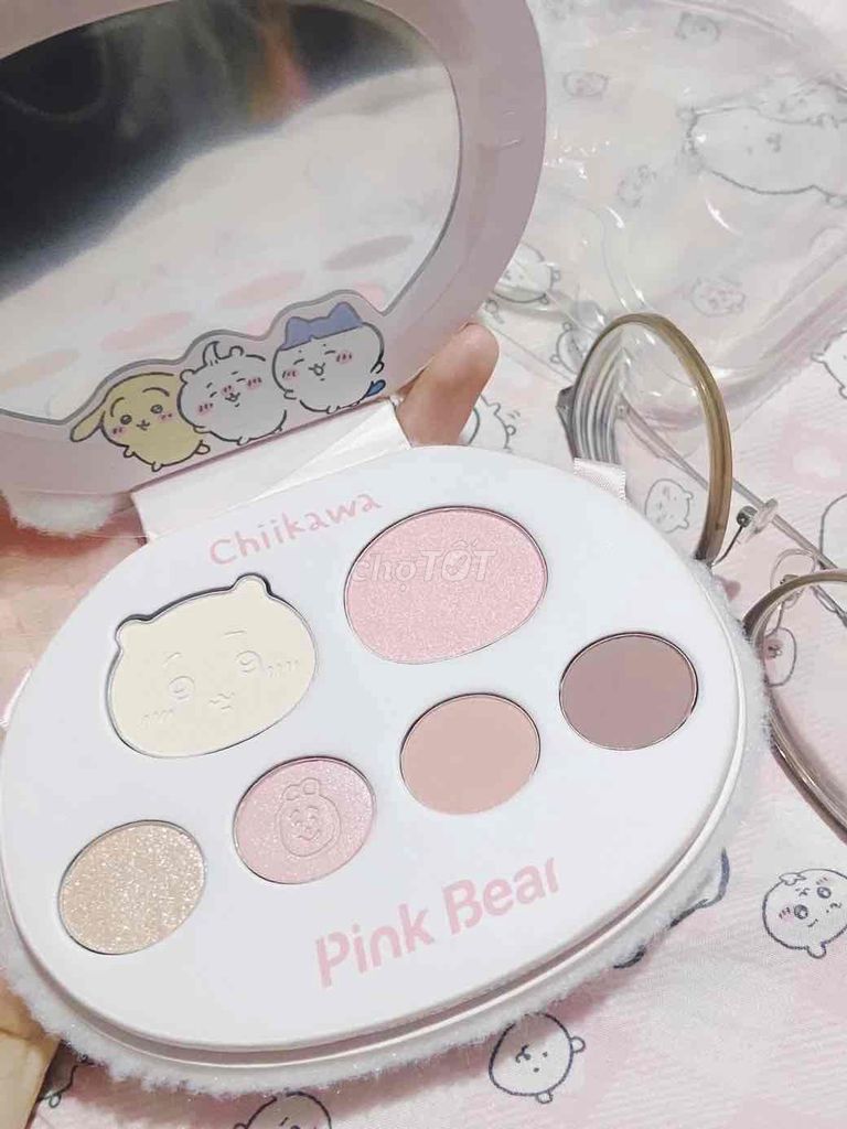 [order]Phấn mắt Chiikawa Pink Bear Hồng. Mua bán Phụ kiện thời trang khác tại Quận Nam Từ Liêm Hà Nội được đăng bởi Onenee hình 1