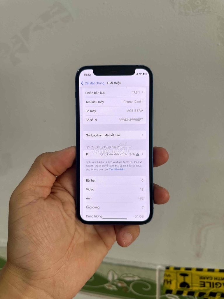 Apple iPhone 12 mini 64GB Xanh Đã sử dụng. Mua bán Điện thoại tại Quận Gò Vấp Tp Hồ Chí Minh được đăng bởi HQ1986 Thanh Lý Cầm Đồ hình 1