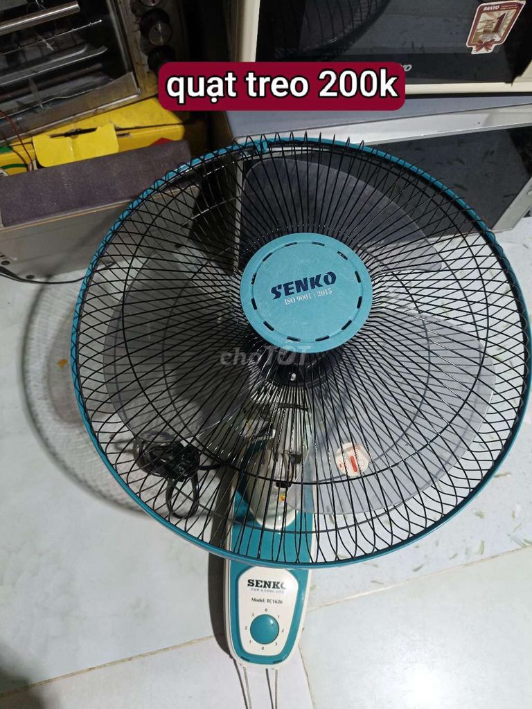 Quạt treo tường Senko TC1626 Xanh ngọc 40cm. Mua bán Quạt tại Thành phố Vũng Tàu Bà Rịa - Vũng Tàu được đăng bởi thu hiền hình 1