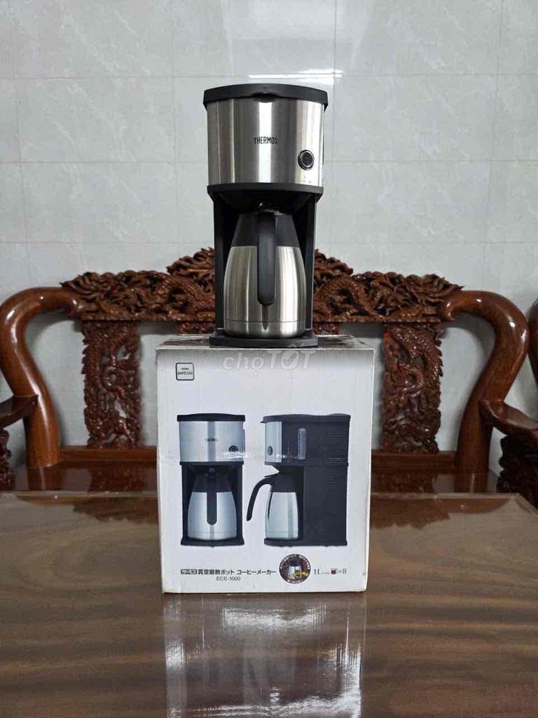 Máy pha cà phê Thermos Nhật Bản 1 lít mới. Mua bán Bếp, lò, đồ điện nhà bếp tại Thị xã Tân Châu An Giang được đăng bởi Tuyền chuyên hàng nhật hình 1