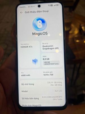 Huawei honor X7c 8/256 .pin 6000 siêu trâu .mới 99. Mua bán Điện thoại tại Quận Gò Vấp Tp Hồ Chí Minh được đăng bởi Pham Van Hung