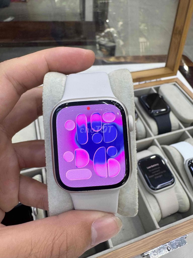 Apple Watch Series 9 41mm Trắng Đã sử dụng. Mua bán Thiết bị đeo thông minh tại Quận Thanh Khê Đà Nẵng được đăng bởi Apple Watch Chính Hãng SO1 DaNang hình 1