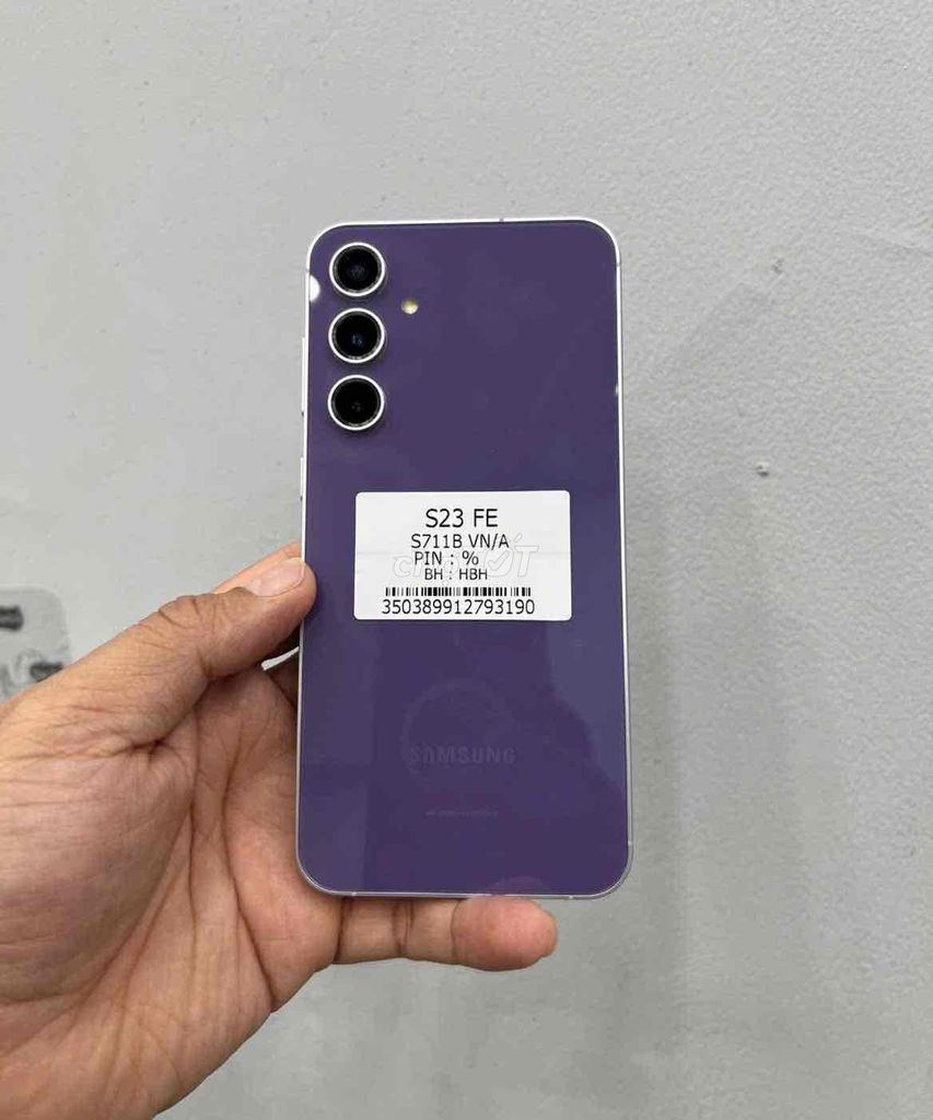 samsung galaxy s23fe tím ram 8/128gb cty 2 sim. Mua bán Điện thoại tại Quận 3 Tp Hồ Chí Minh được đăng bởi Nam Á Mobile hình 1