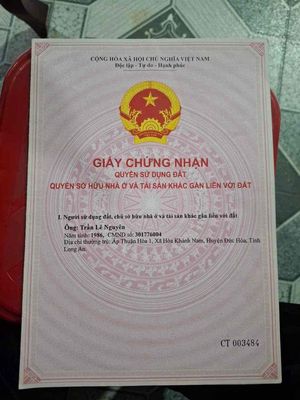 Cần ra gấp đất mặt tiền đã có sổ chính chủ. Mua bán đất tại Huyện Đức Hòa Long An được đăng bởi Vương Quốc