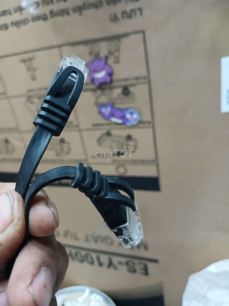 Cáp mạng nhựa Đen 5m. Mua bán Phụ kiện (Màn hình, Chuột...) tại Quận Tân Bình Tp Hồ Chí Minh được đăng bởi Phạm Văn Thành hình 1