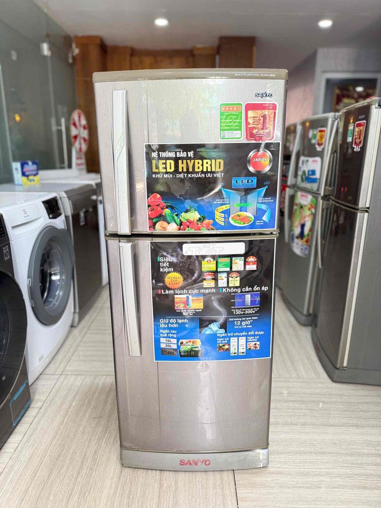 TỦ LẠNH SANYO 185 Lít . Siêu mới. Mua bán Tủ lạnh tại Quận Tân Phú Tp Hồ Chí Minh được đăng bởi Điện Máy Trung Cold hình 1